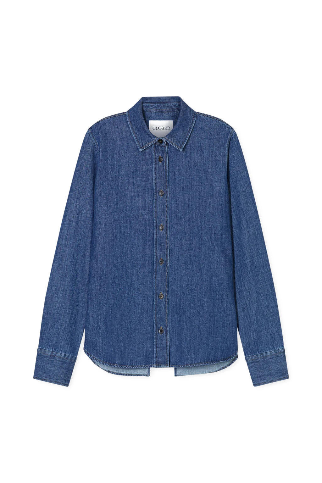 Jeansbluse aus Baumwolle - DBL - Blau