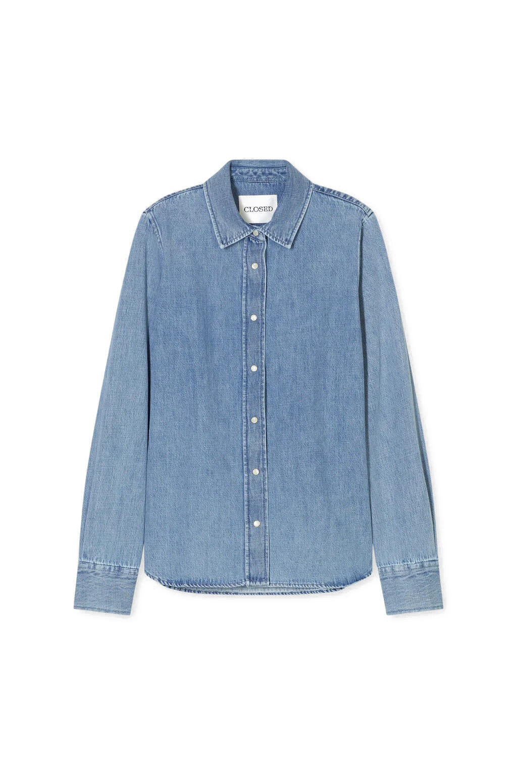 Jeansbluse aus Baumwolle - LBL - Blau