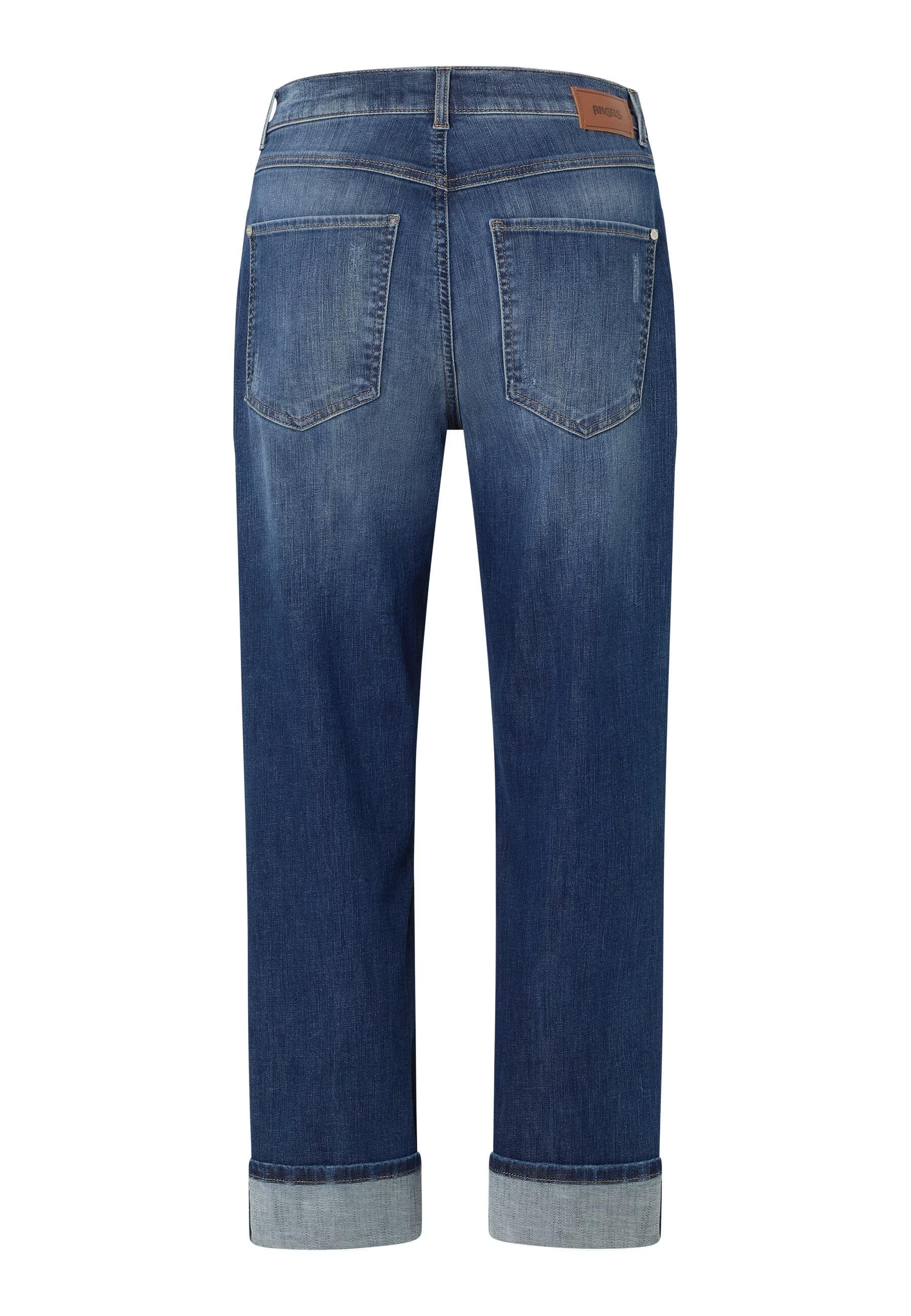 Jeans LIBERTA TU Baggy Fit - 3388-mid blue used destroyed - Blau