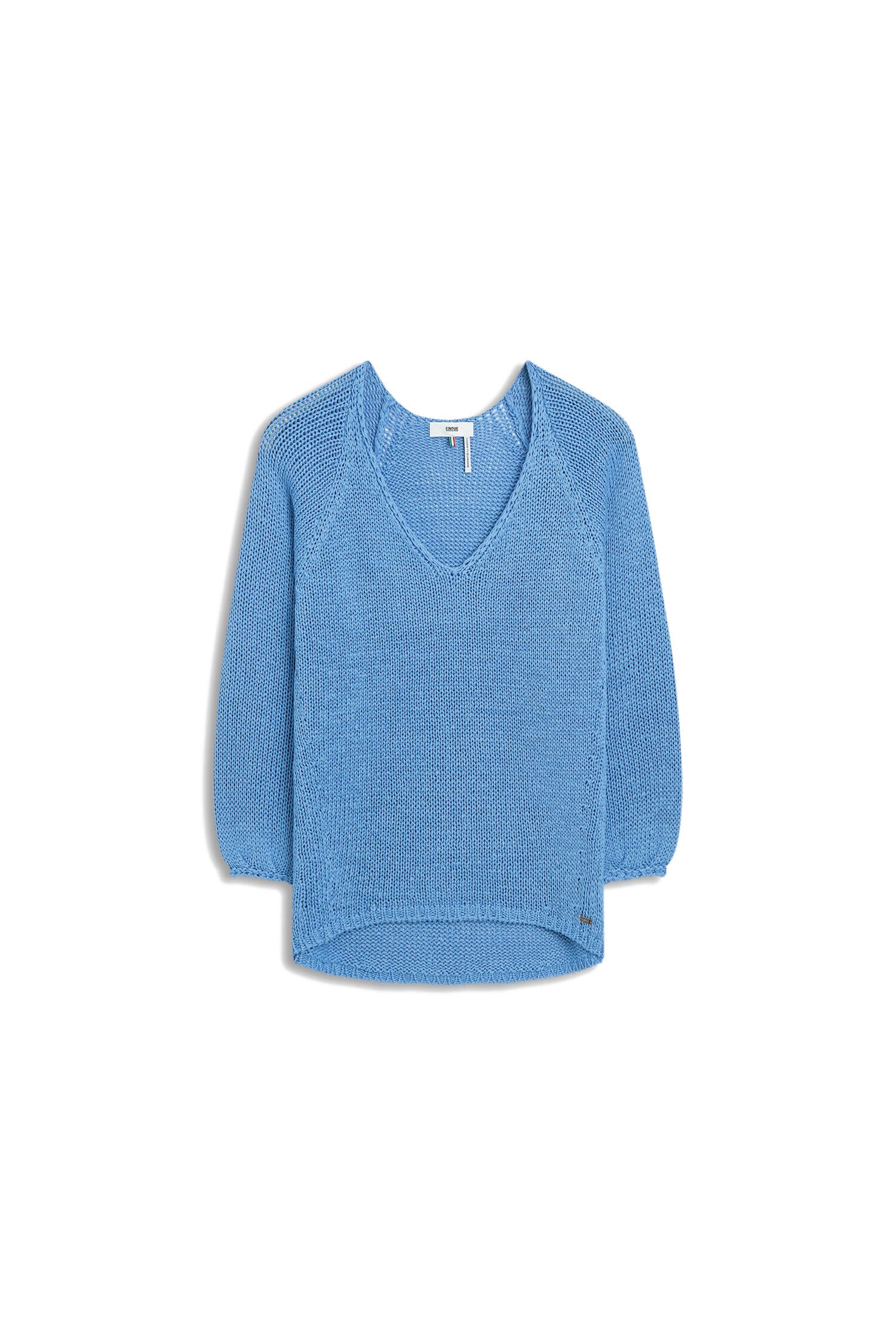 Pullover CIBANDO gehäckelt - 64-blau - Blau