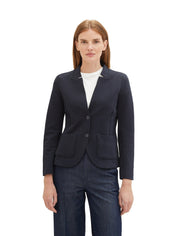 Blazer mit aufgesetzten Taschen - 10668-sky captain blue - Blau