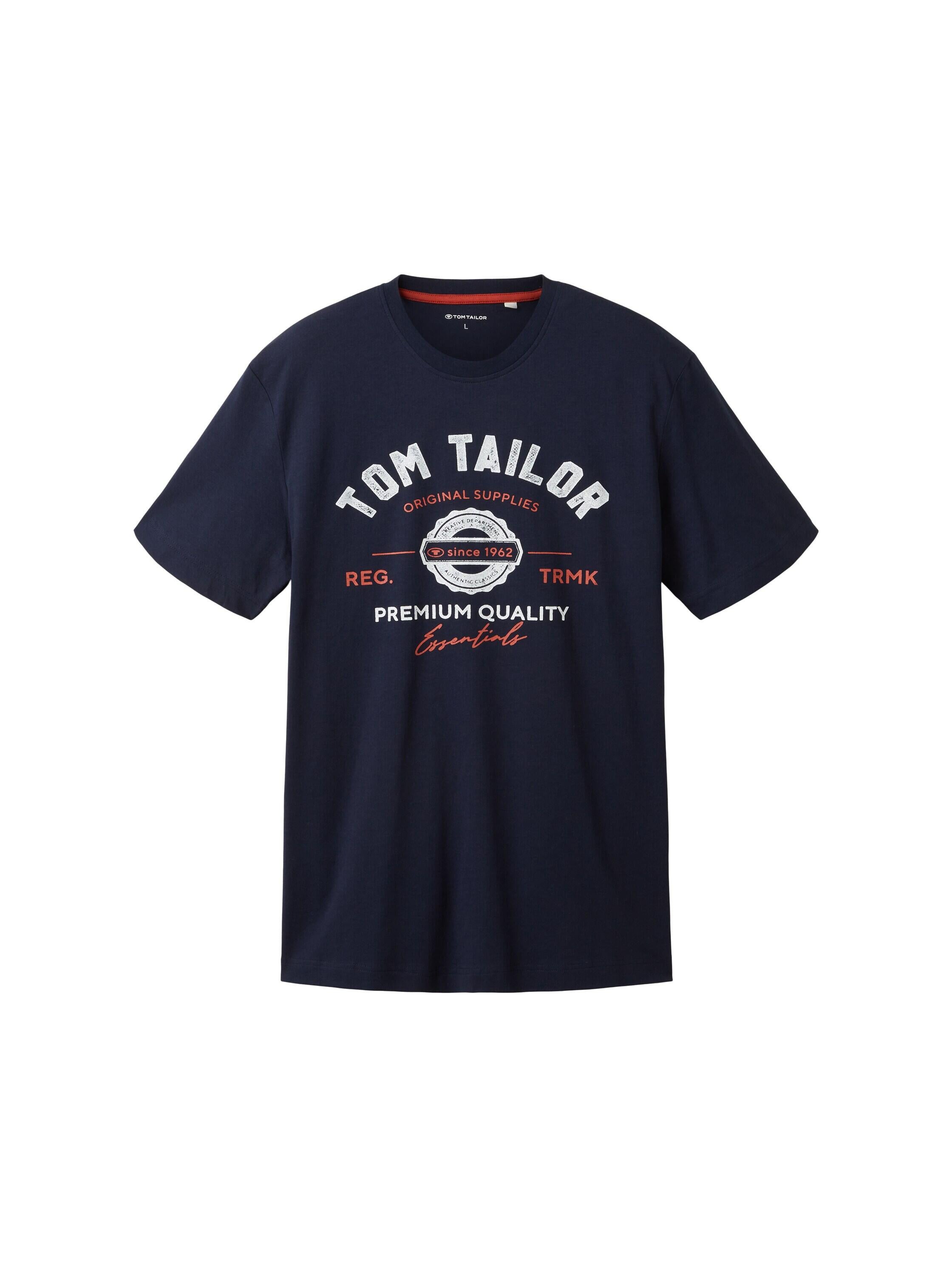 T-Shirt mit Logoprint - 10668-sky captain blue - Blau