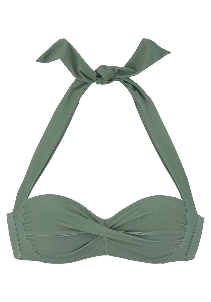 Bandeau Bikini Top - 690-oliv - Khaki