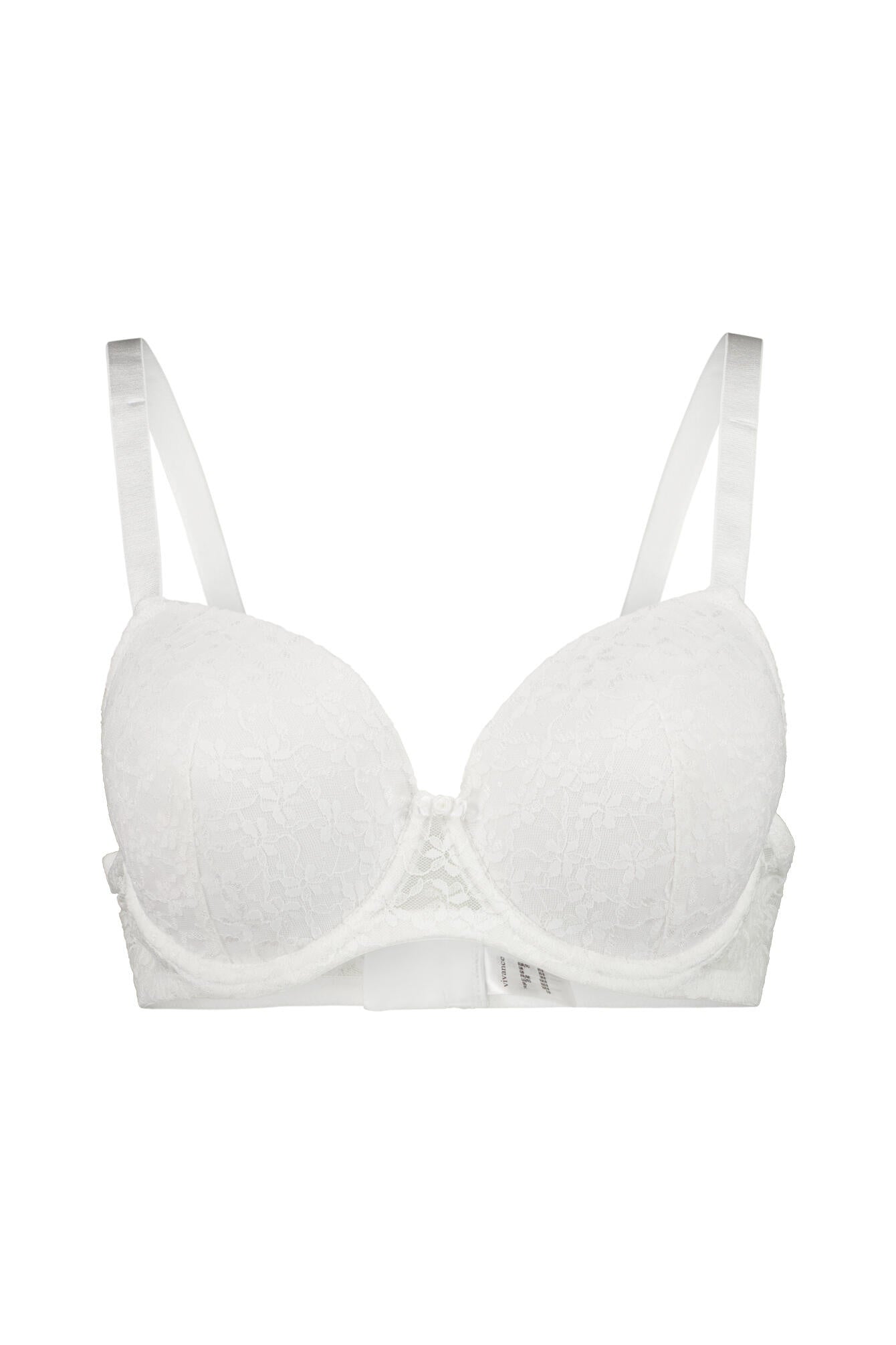 Schalen-BH mit Spitze - 4224-white - Weiß