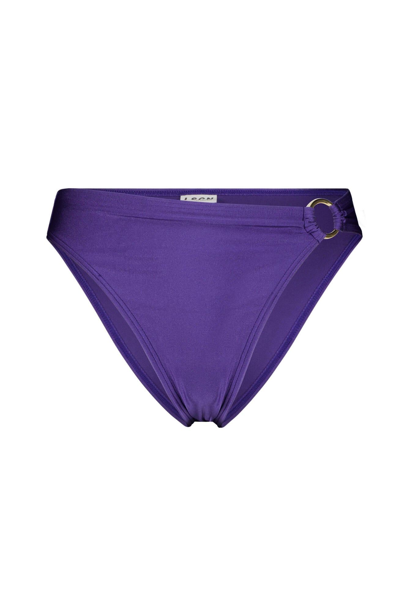 Bikini-Slip mit Highleg-Ring - 28634-violet-blue - Blau