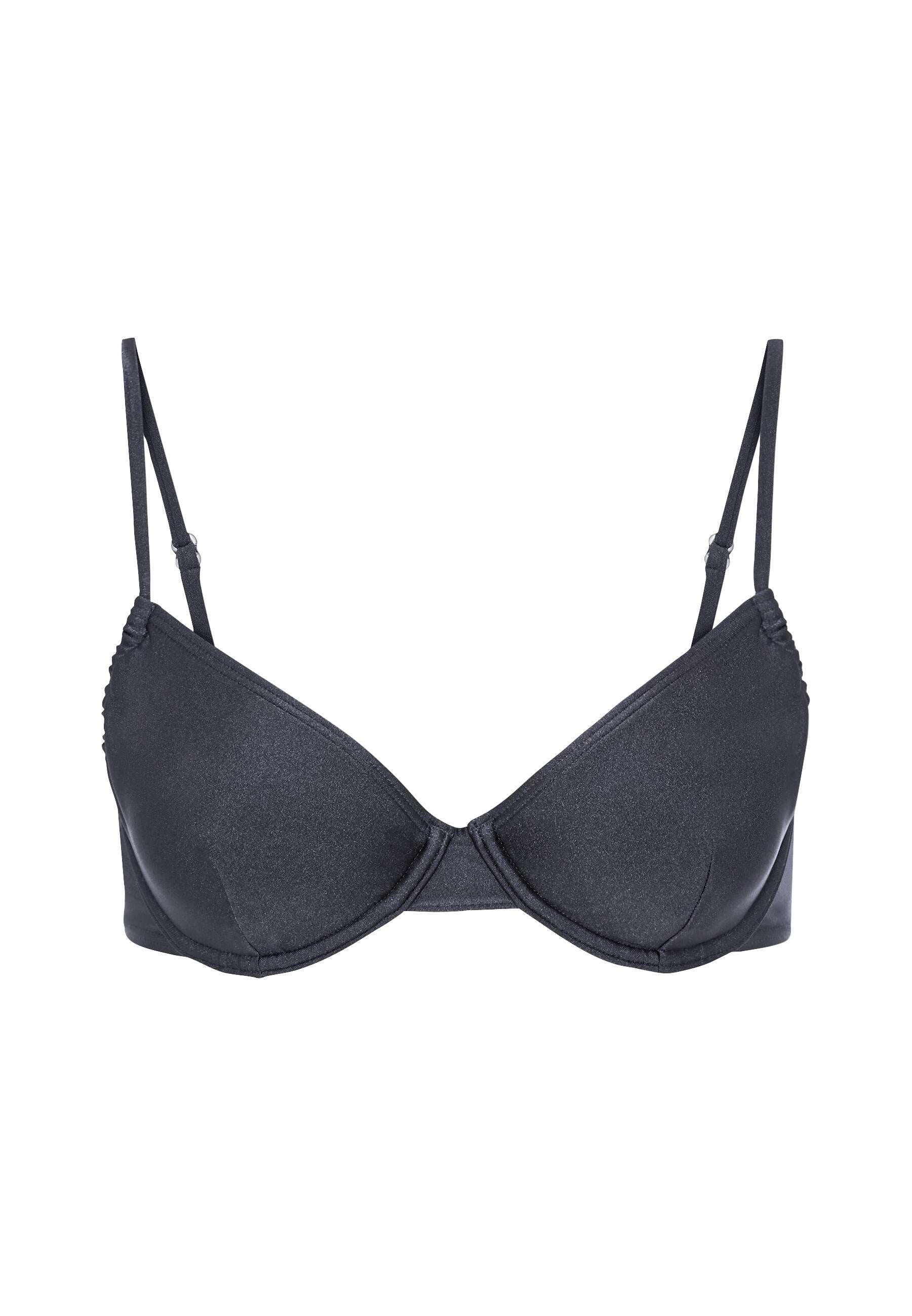 Bikini Bügel-Top - 4436-anthracite - Schwarz