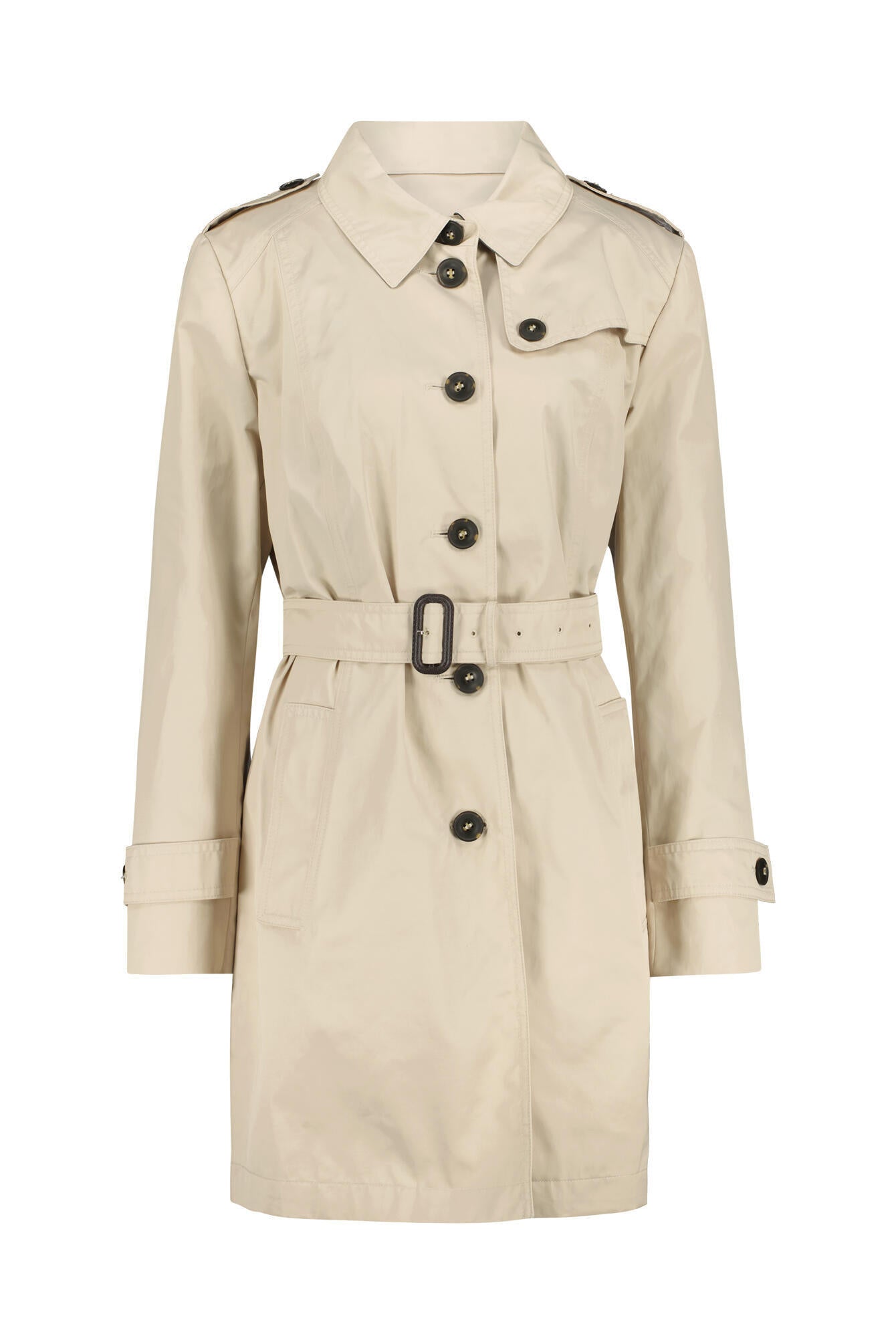 Trenchcoat aus Baumwollmix - 0011 - Beige