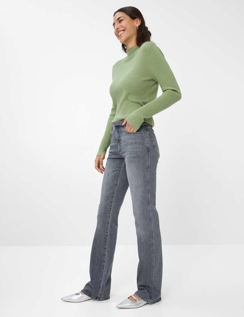 Jeans MARY mit Bootcut - 07-USED LIGHT GREY - Grau