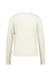 Strickpullover aus Kaschmir - 104 104 OFFWHITE - Weiß