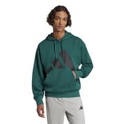 Sweathoodie aus Baumwollmix - CGREEN/BLACK - Grün