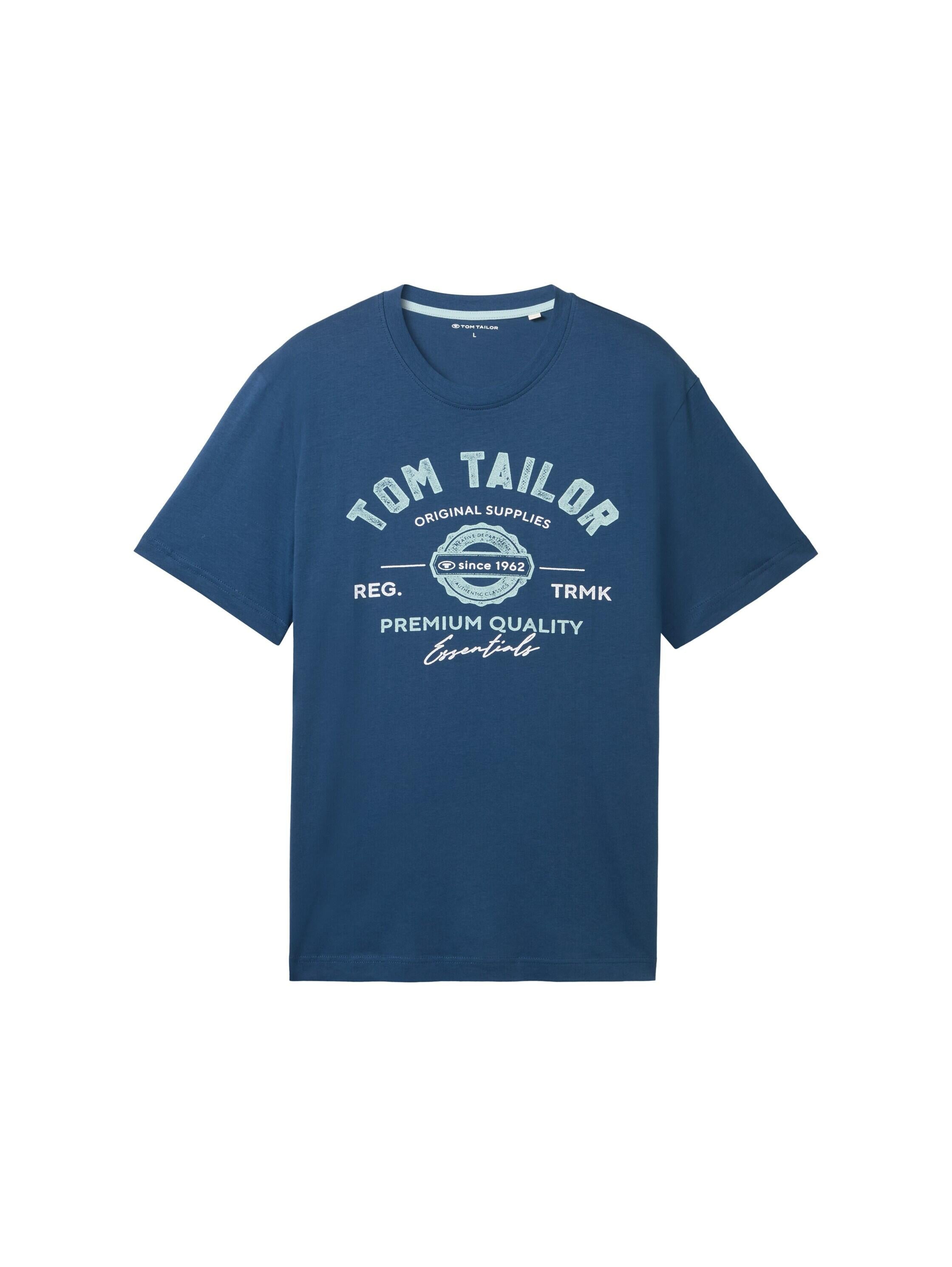 T-Shirt mit Logoprint - 26779-nighttime blue - Blau