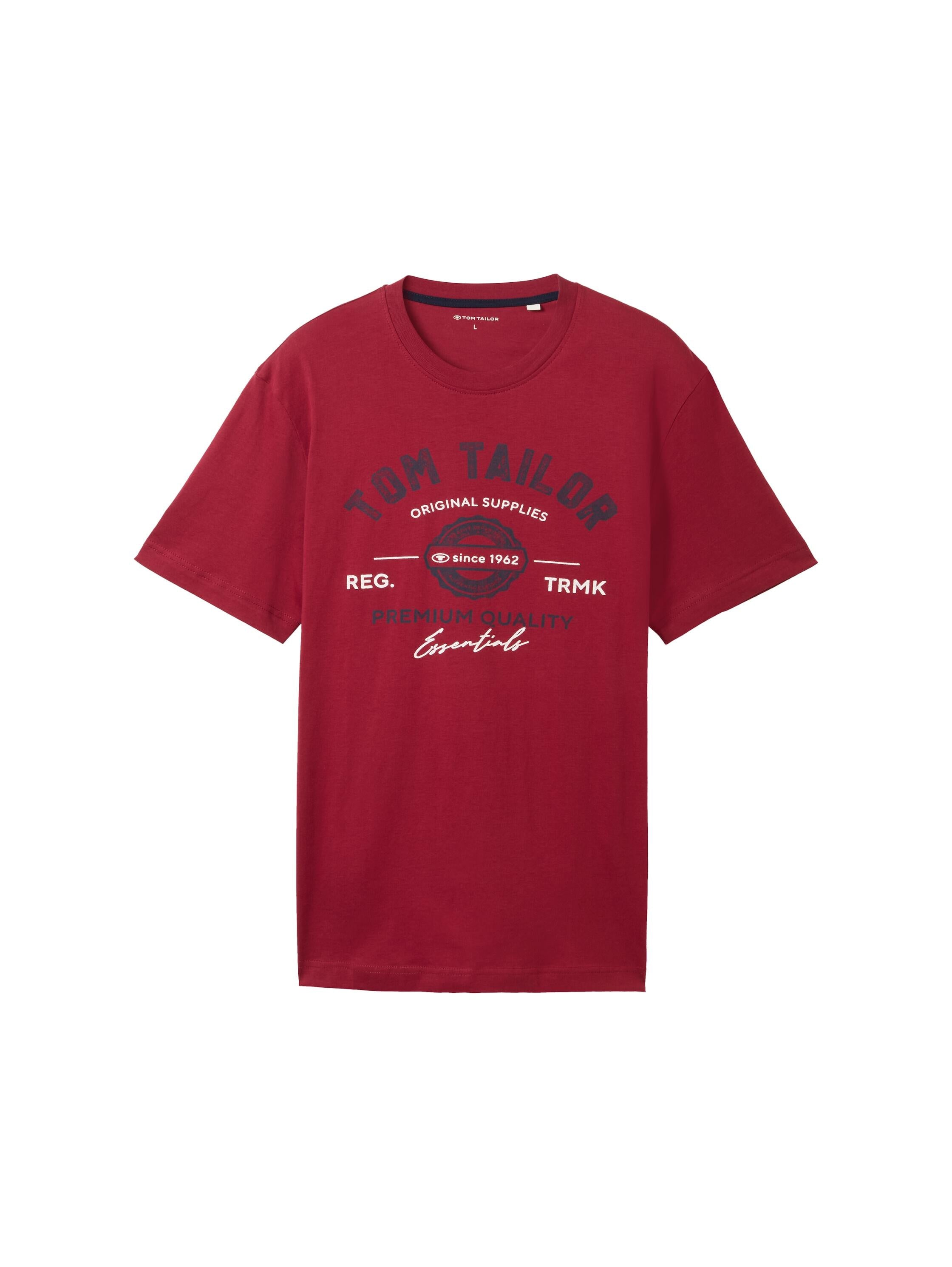 T-Shirt mit Logoprint - 35930-Deep Red - Rot