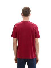 T-Shirt mit Logoprint - 35930-Deep Red - Rot