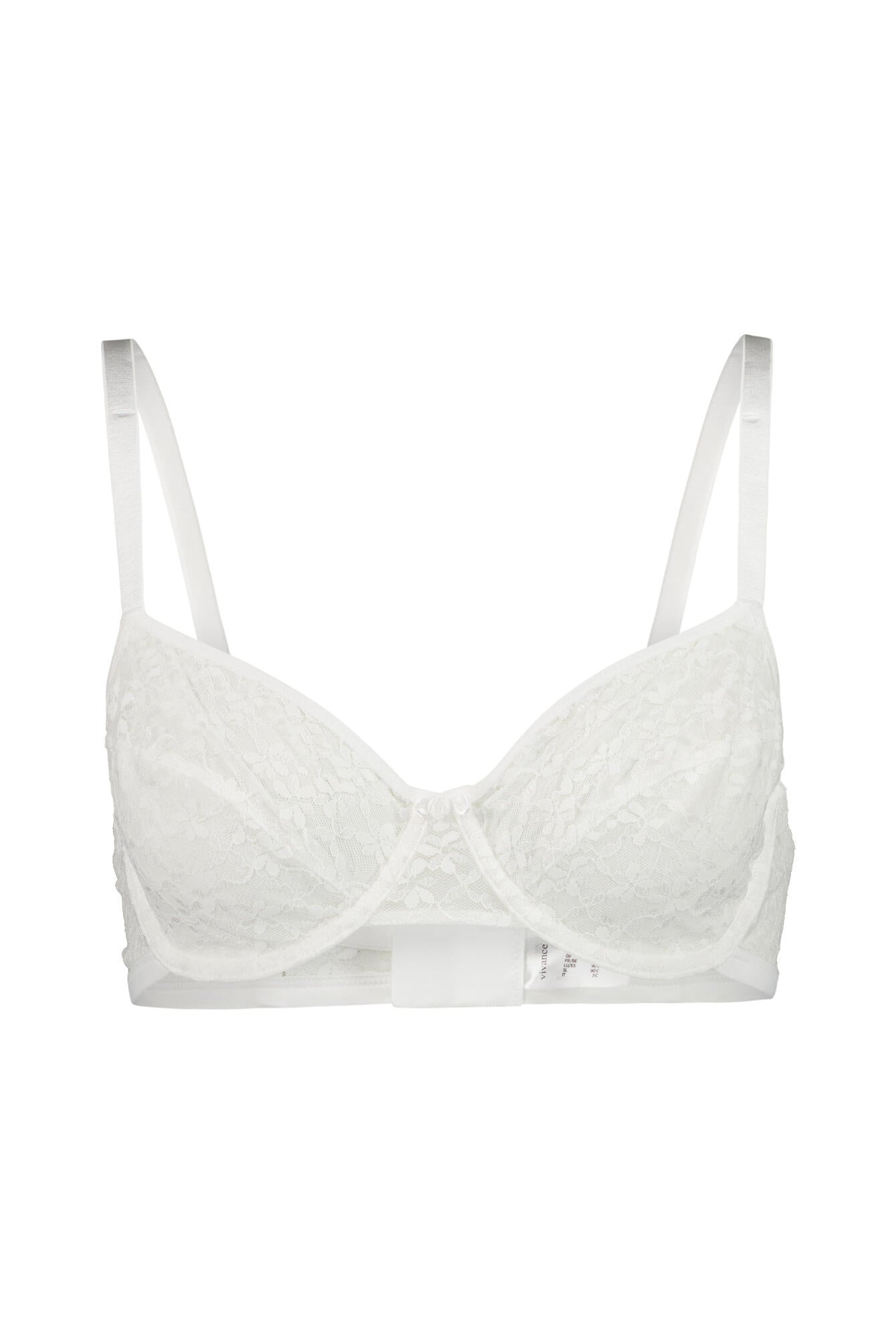 Bügel-BH mit Spitze - 943-white - Weiß
