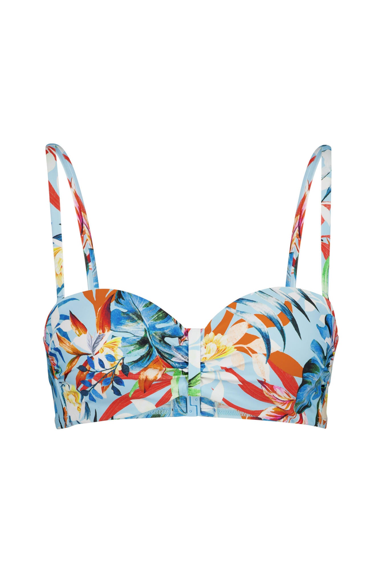 Bikini Top - 20-lt.blue prin - Mehrfarbig