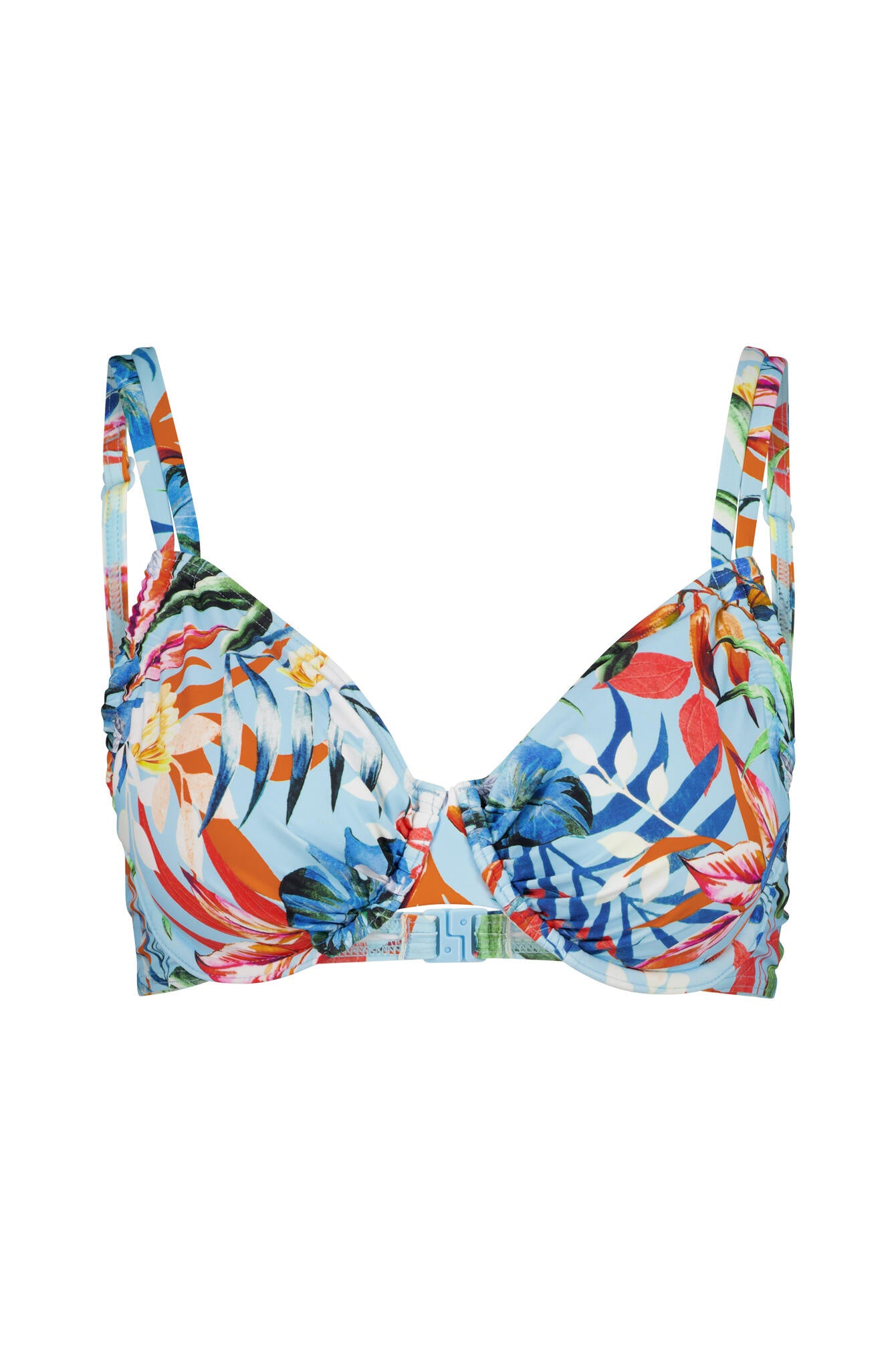 Bikini Top - 20-lt.blue prin - Mehrfarbig