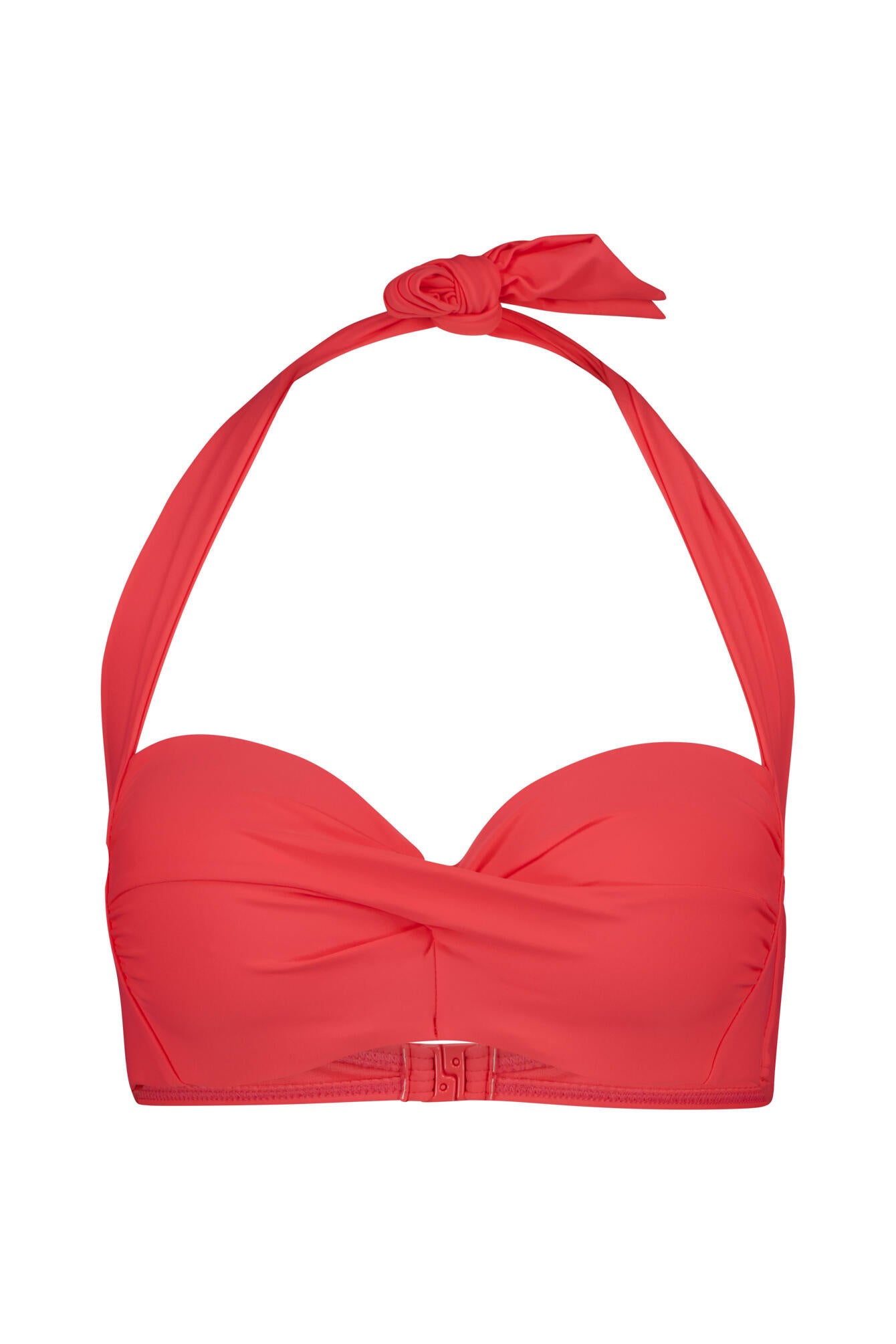 Bikini-Top mit Bügel - 4513-coral - Pink