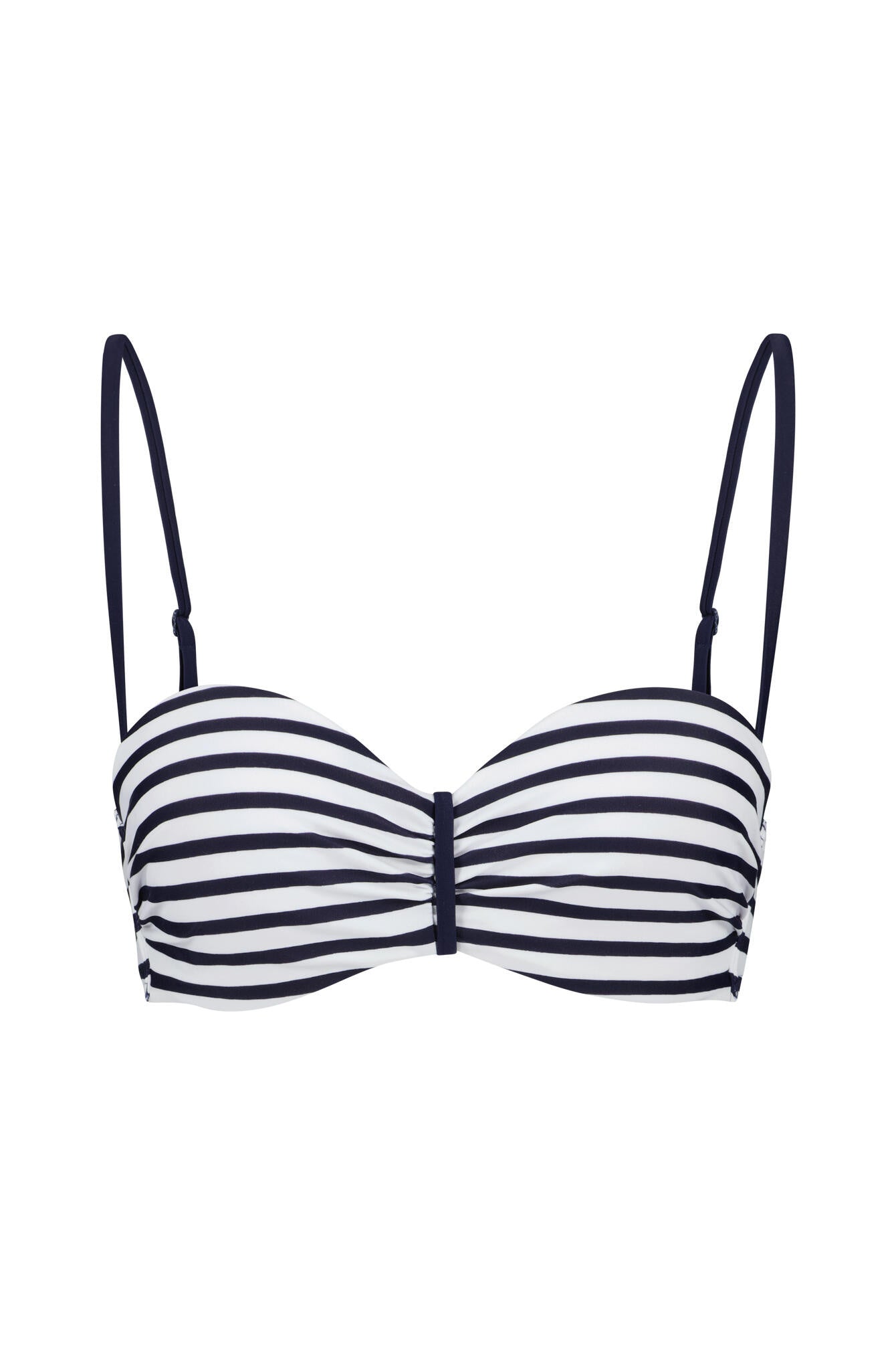 Bikini-Top gestreift - 23995-navy-white s - Blau | Weiß