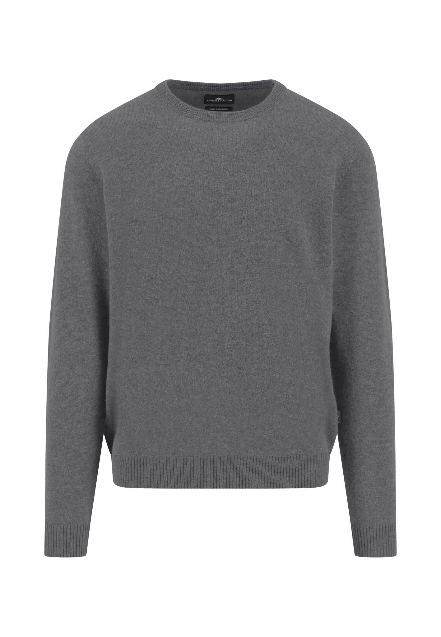 Strickpullover aus Kaschmir - 936-steel - Grau