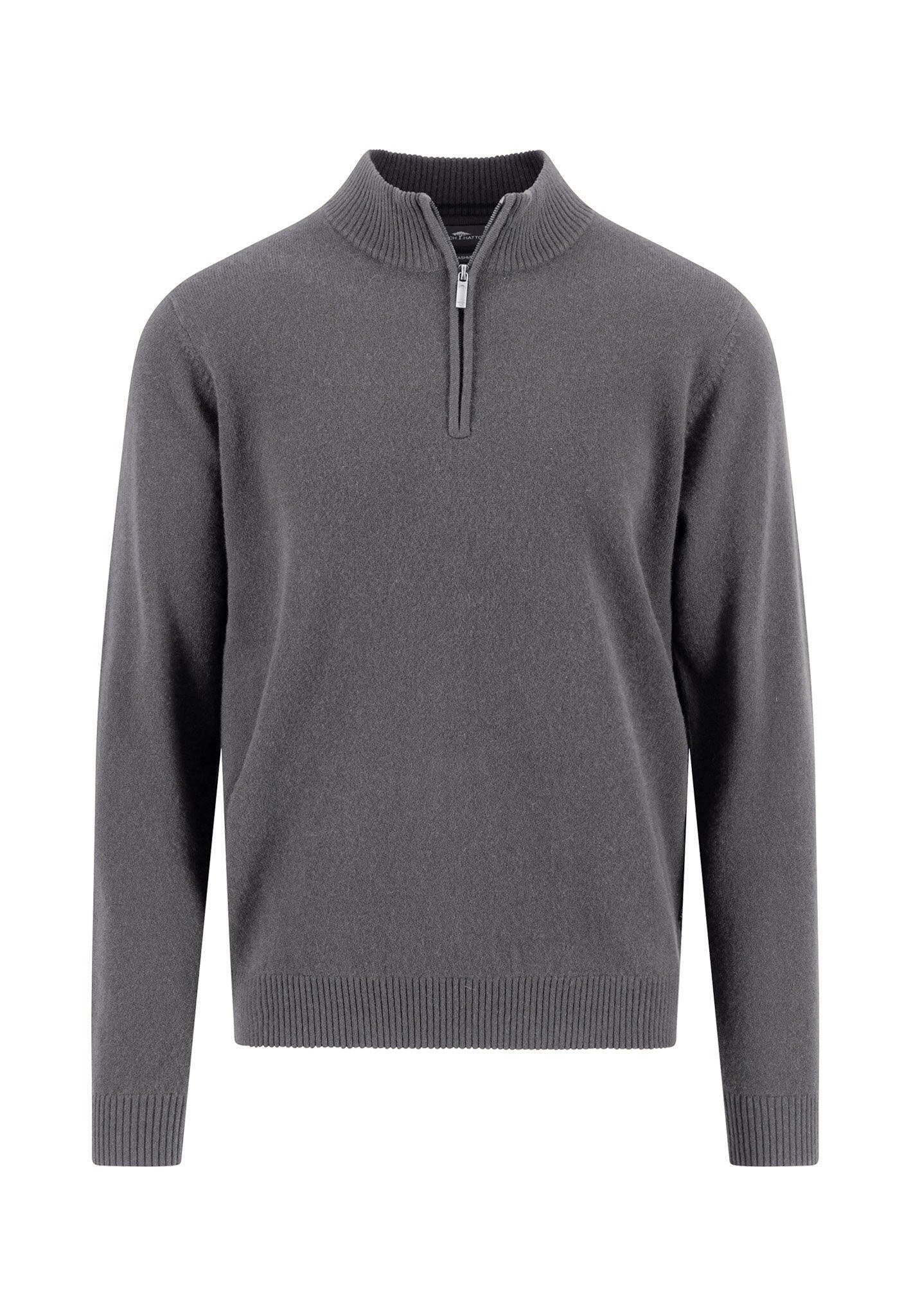 Strickpullover aus Kaschmir - 936-steel - Grau