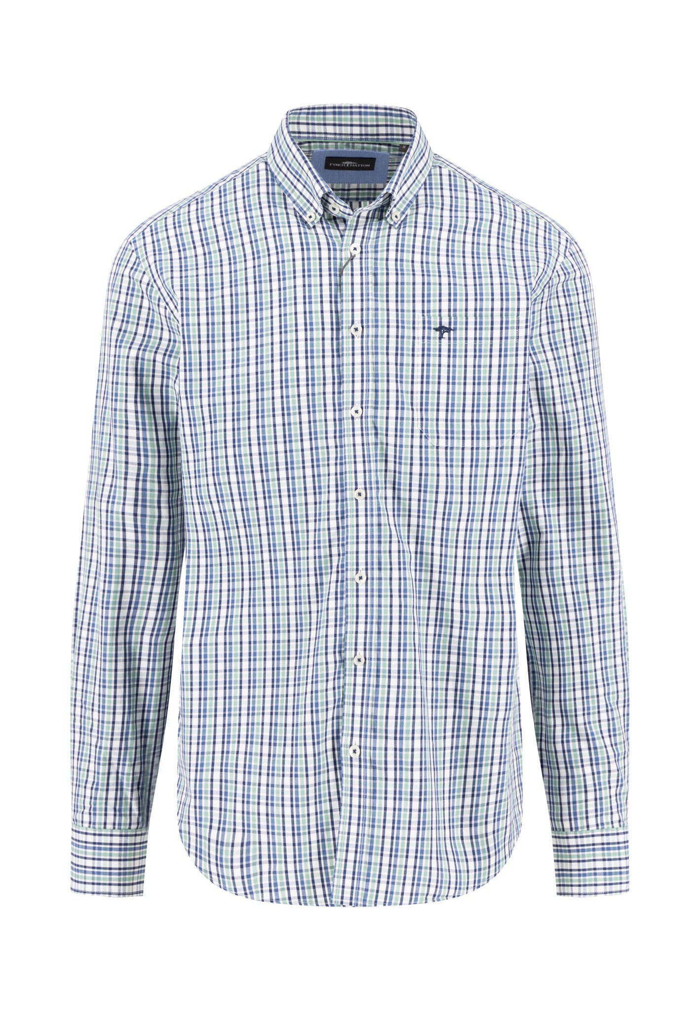 Hemd kariert Regular Fit - 734-fern - Grün