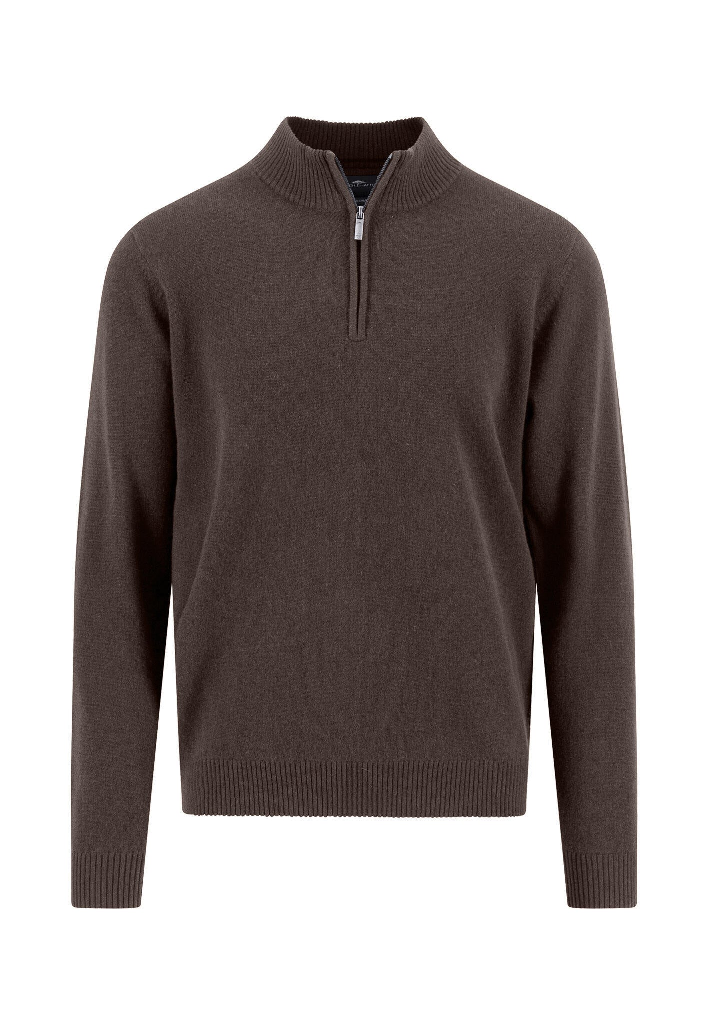 Strickpullover aus Kaschmir - 861-dark chocolate - Braun