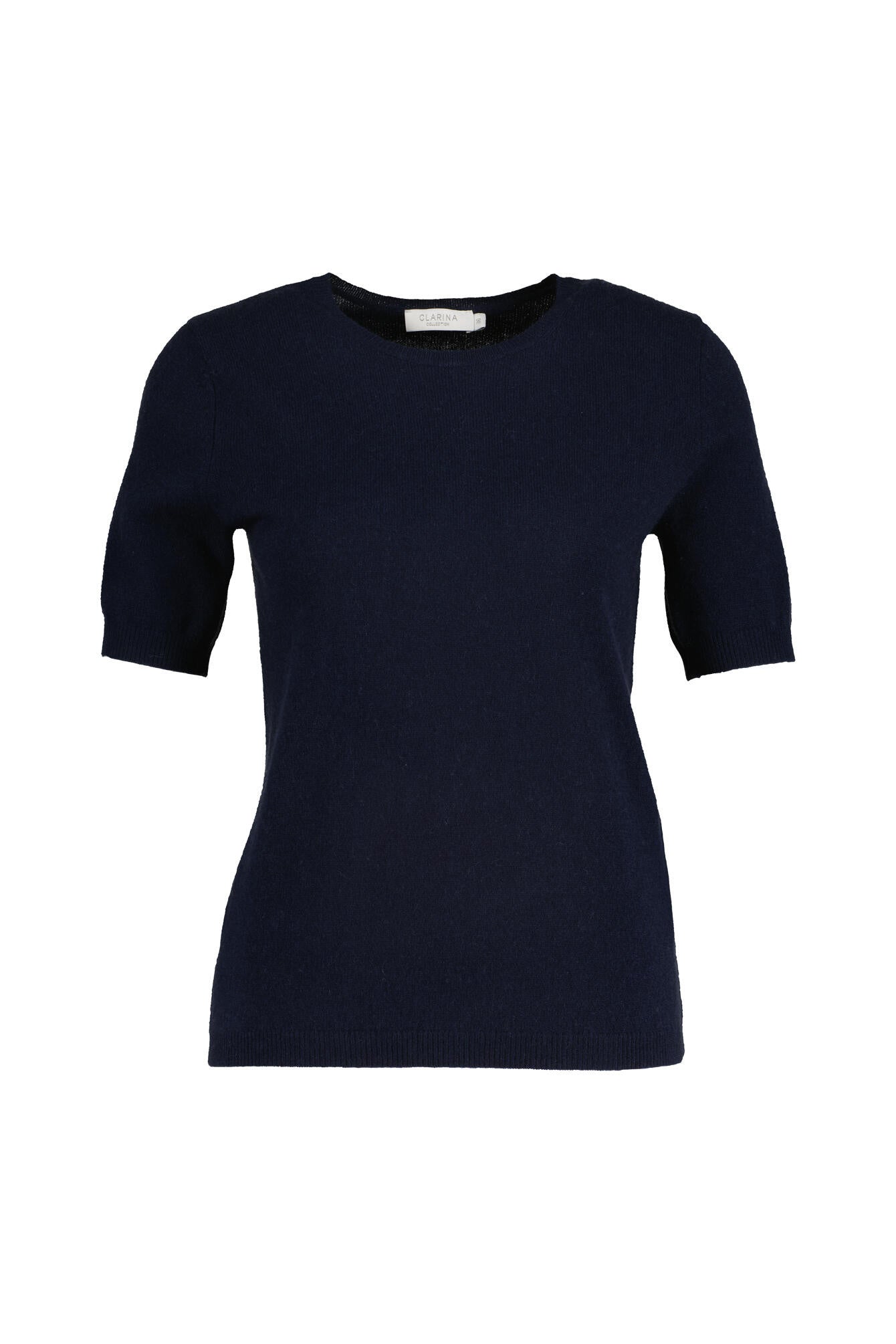Strick-T-Shirt aus Kaschmir - 623 623 MARINE - Blau