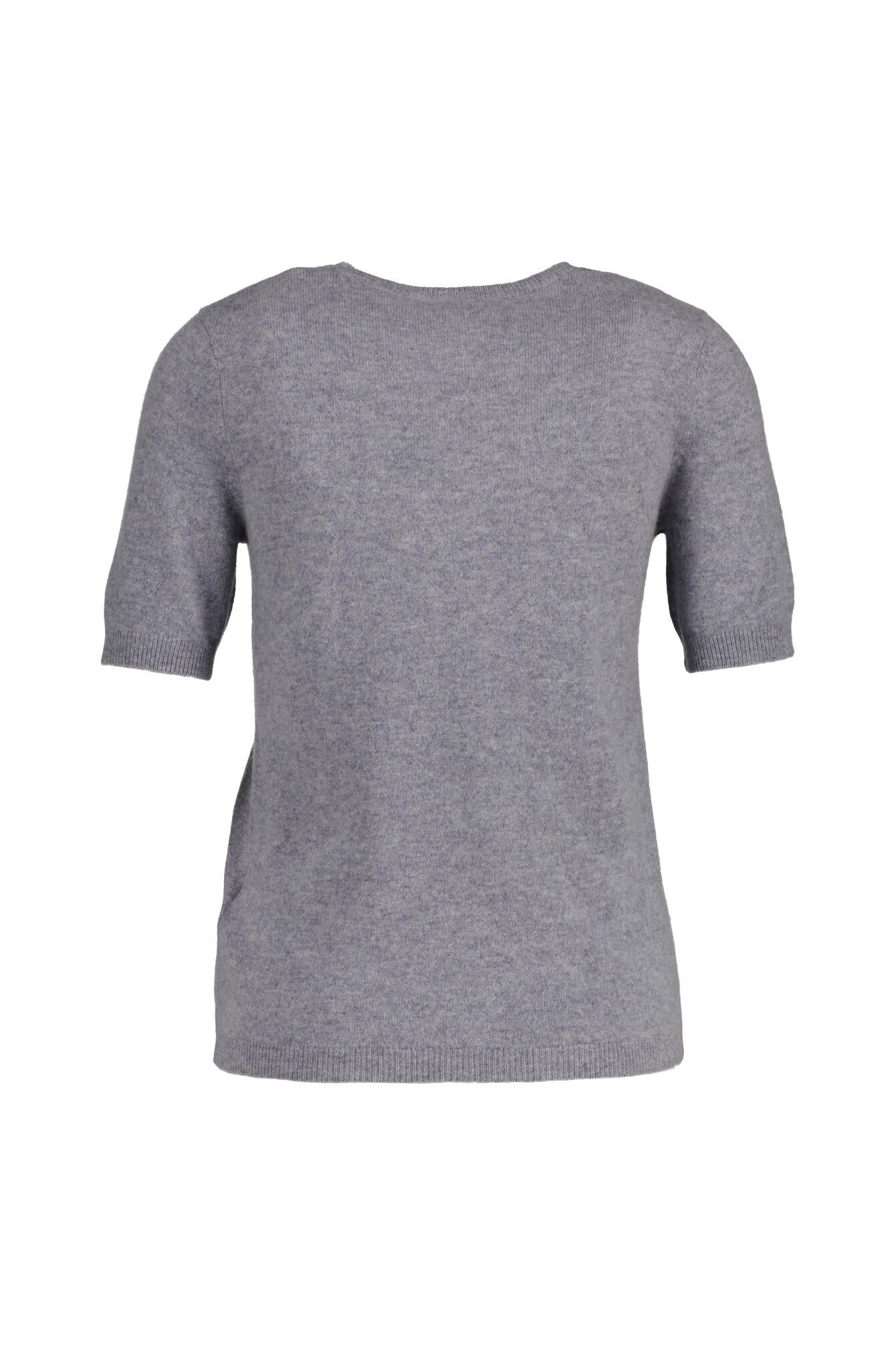 Strick-T-Shirt aus Kaschmir - 800 800 GRAU MEL. - Grau