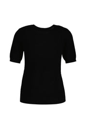 Strick-T-Shirt aus Kaschmir - 900 900 SCHWARZ - Schwarz