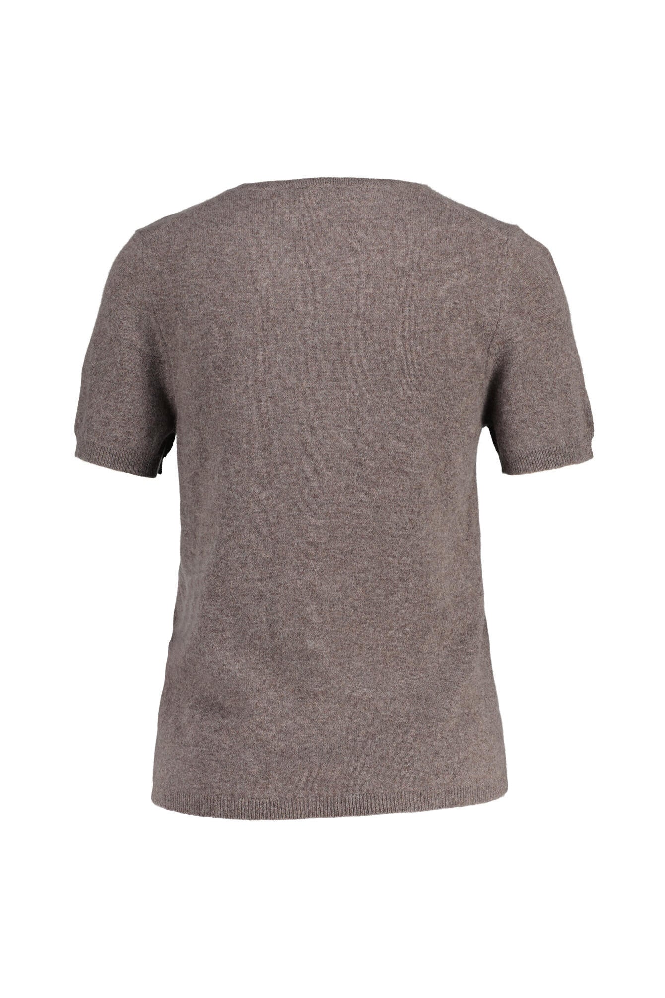 Strick-T-Shirt aus Kaschmir - 706 706 TAUPE MEL. - Braun