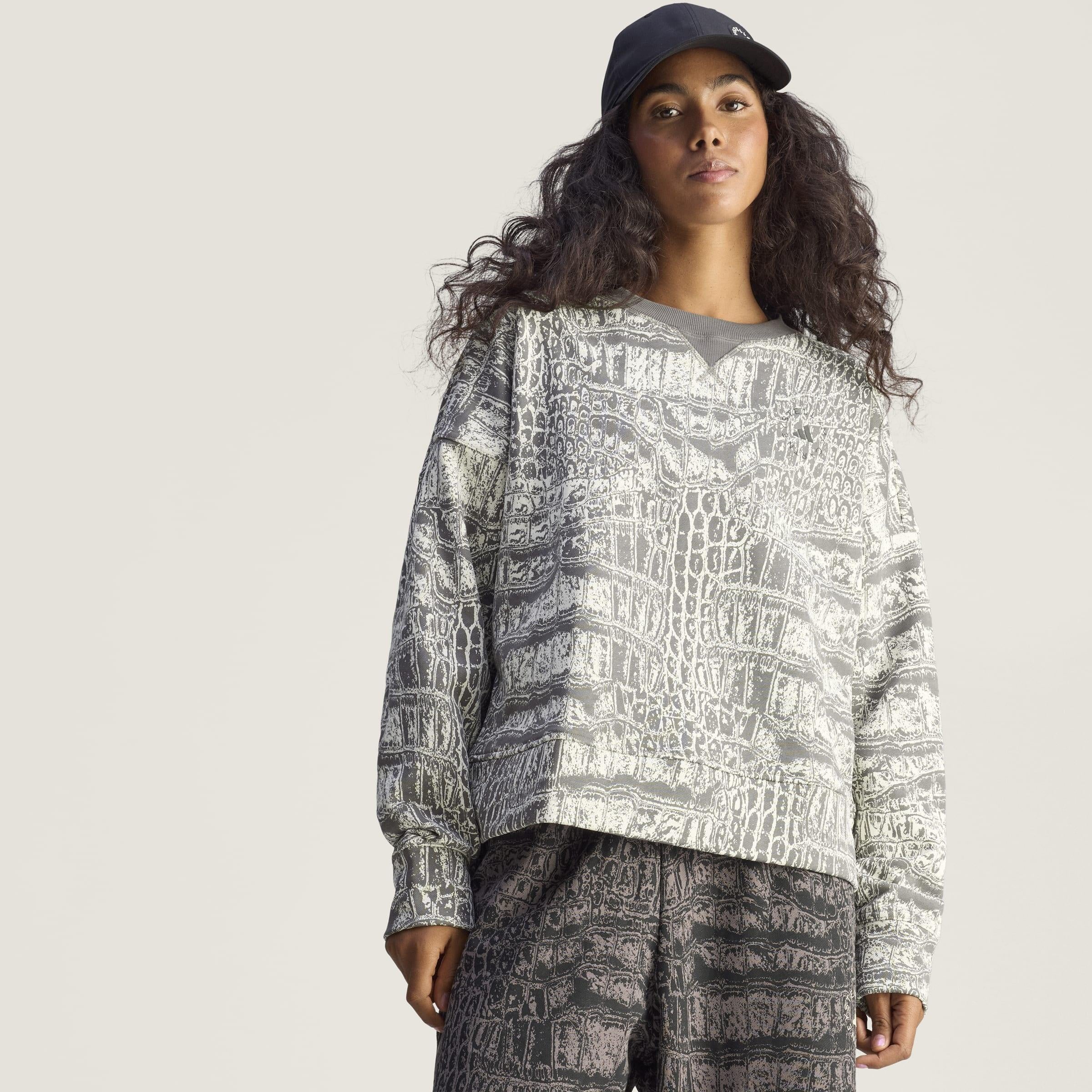 Sweatshirt ADIDAS X STELLA MCCARTNEY - ALMMIL/CHACOA - Grau