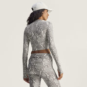 Langarmshirt ADIDAS X STELLA MCCARTNEY - ALMMIL/CHACOA - Grau