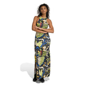 Schlauchkleid x FARM RIO Maxi - BLACK/HIRBLU/LUSRED - Mehrfarbig