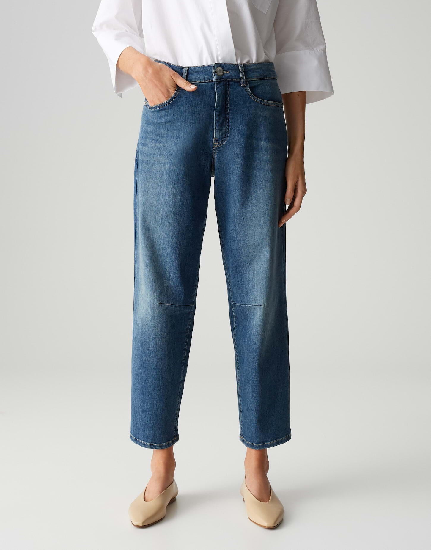 Jeans MELLY Relaxed Fit - 70216-mid vintage blue - Blau