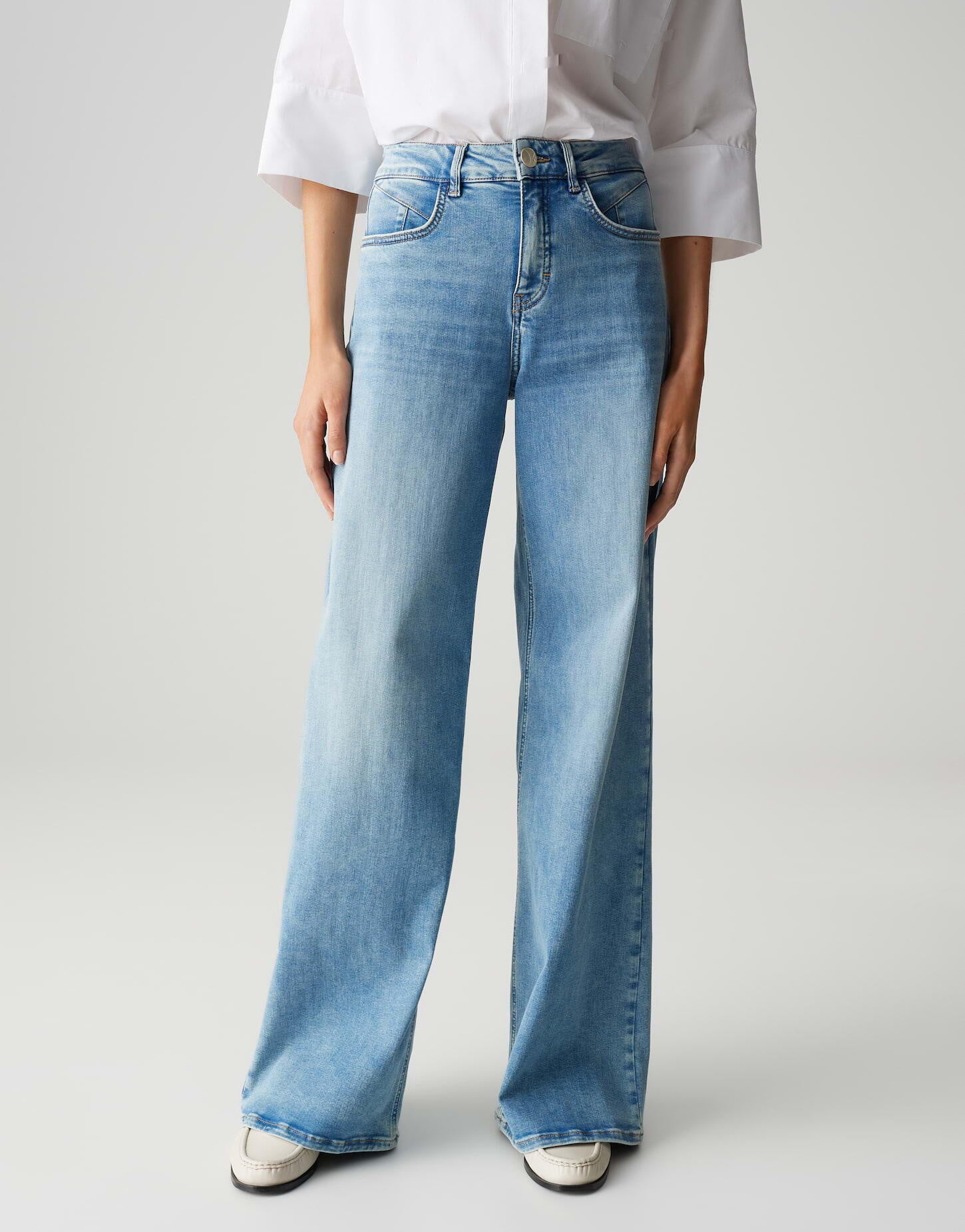 Jeans Wide Leg MELLY COOL - 70189-light pacific blue - Blau