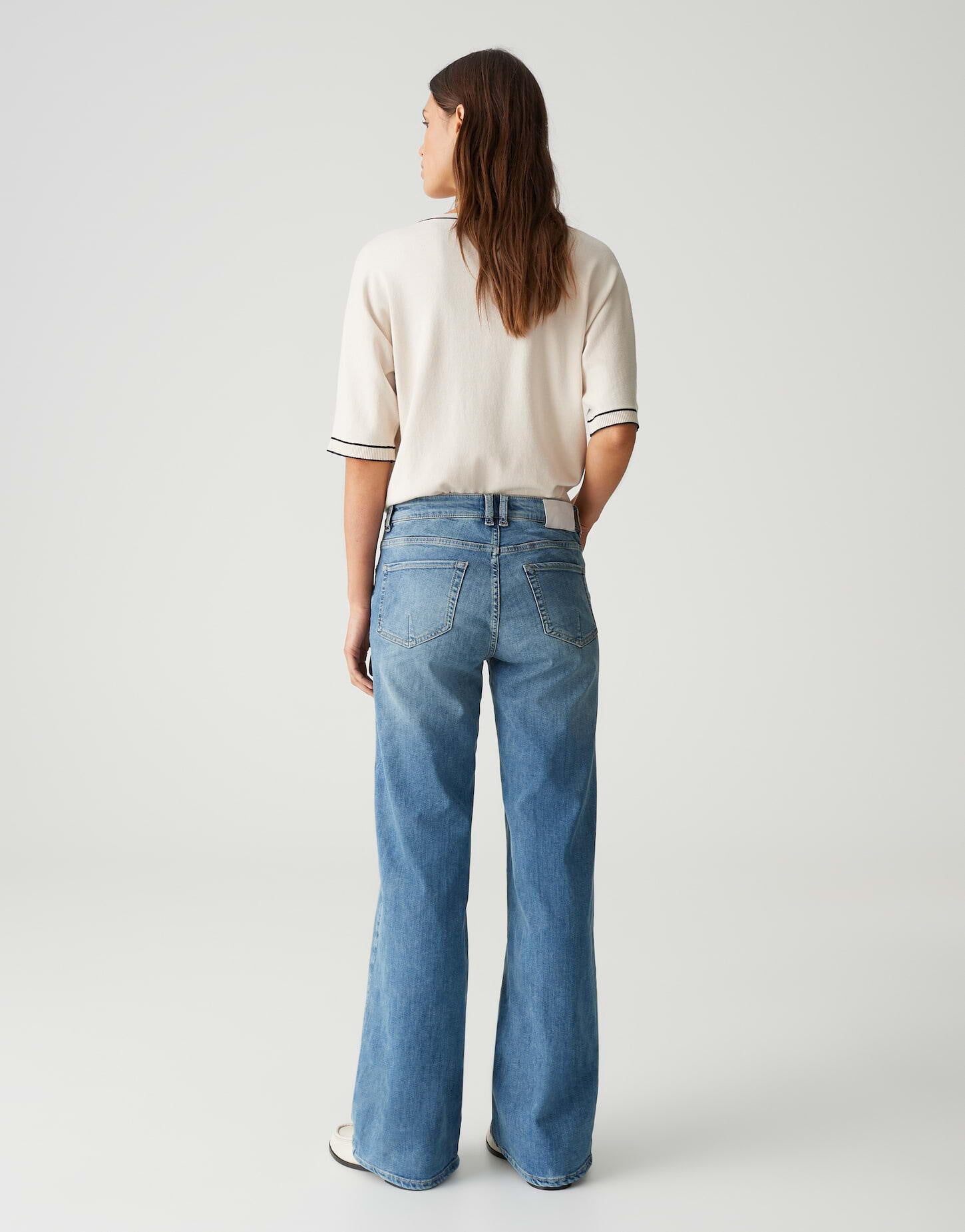 Jeans MELLY MODERN Wide Leg - 70190-light stormy blue - Blau
