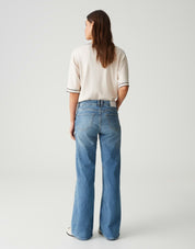 Jeans MELLY MODERN Wide Leg - 70190-light stormy blue - Blau