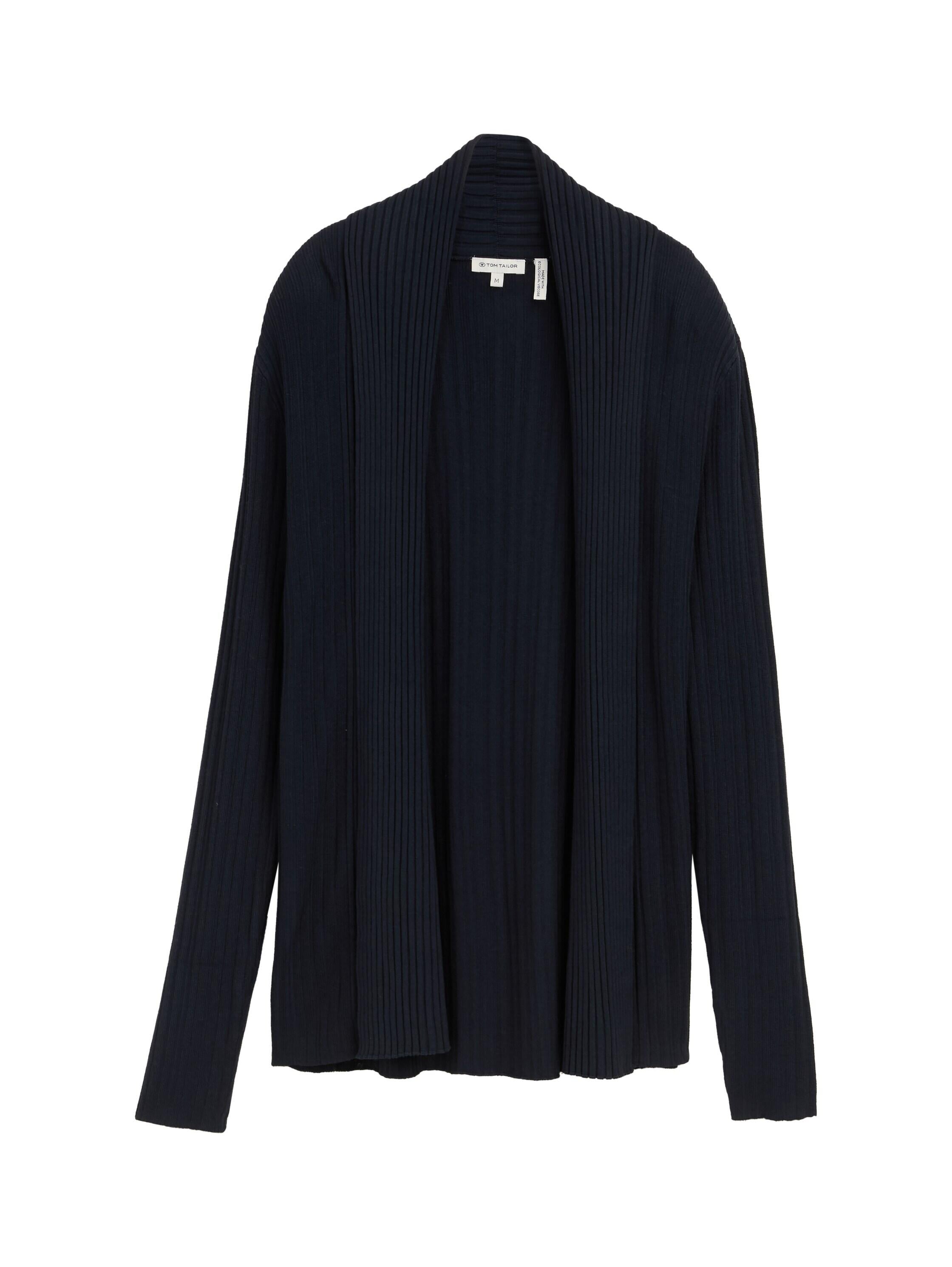 Ribbed Cardigan Tom Tailor Cardigan Lang Bouclé Cardigan With Wool