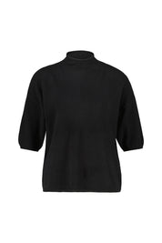 Strickpullover aus Kaschmir - 901 901 BLACK - Schwarz