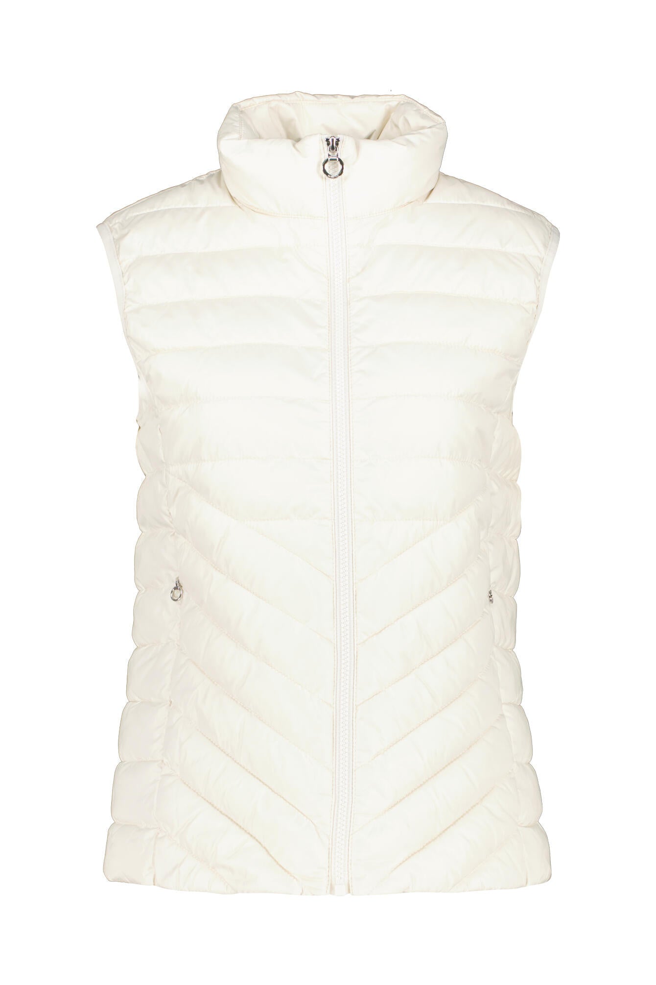Gesteppte Weste - 0330-WHITE - Weiß
