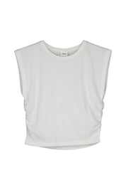 T-Shirt aus Baumwolle - 0100-WHITE - Weiß