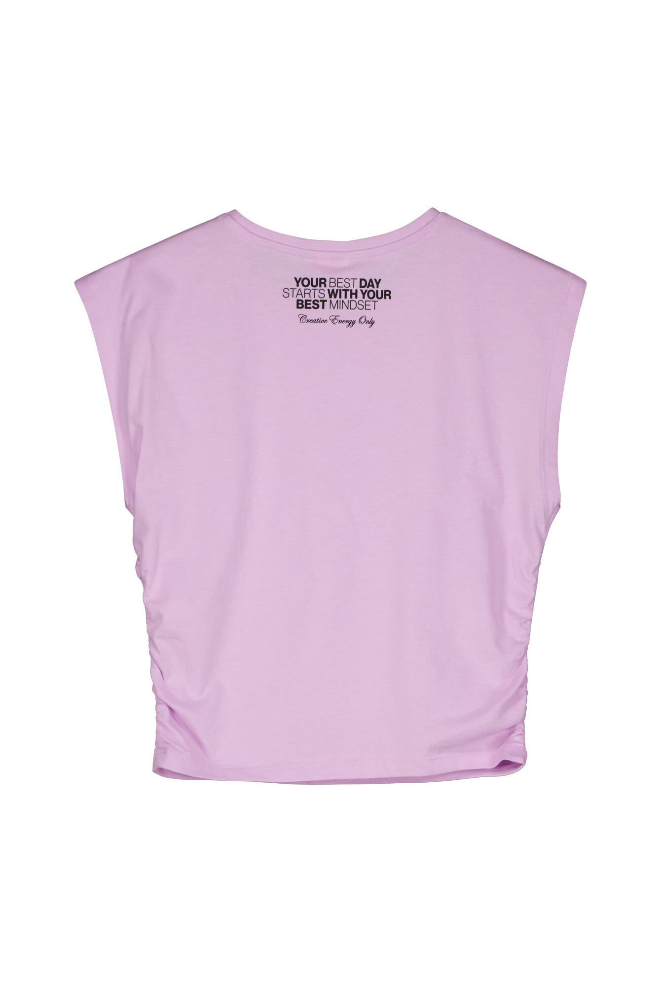 T-Shirt aus Baumwolle - 4222-LILAC/PINK - Violett