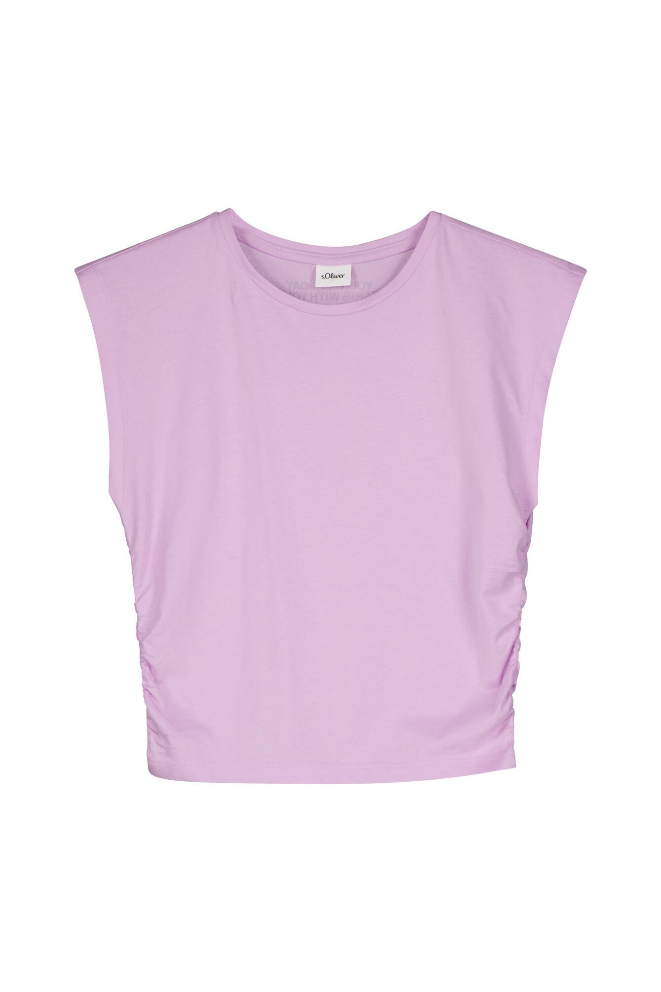 T-Shirt aus Baumwolle - 4222-LILAC/PINK - Violett