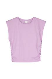 T-Shirt aus Baumwolle - 4222-LILAC/PINK - Violett