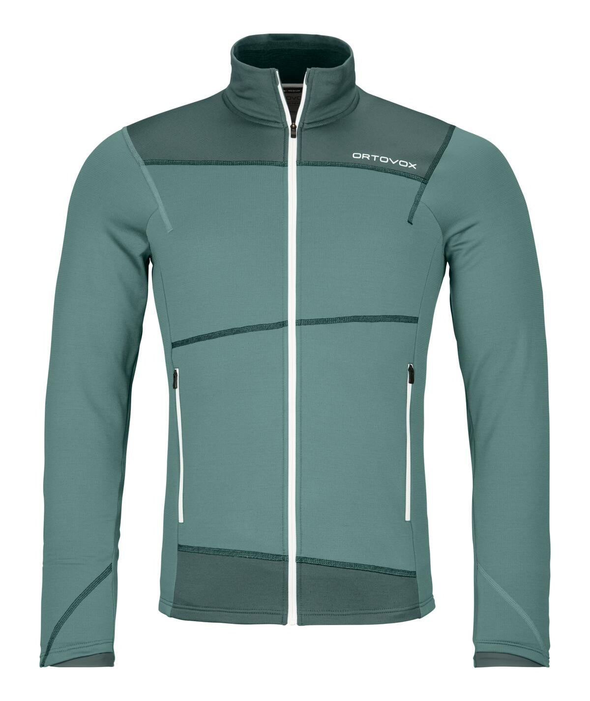 Fleecejacke - 88201-arctic grey - Grün