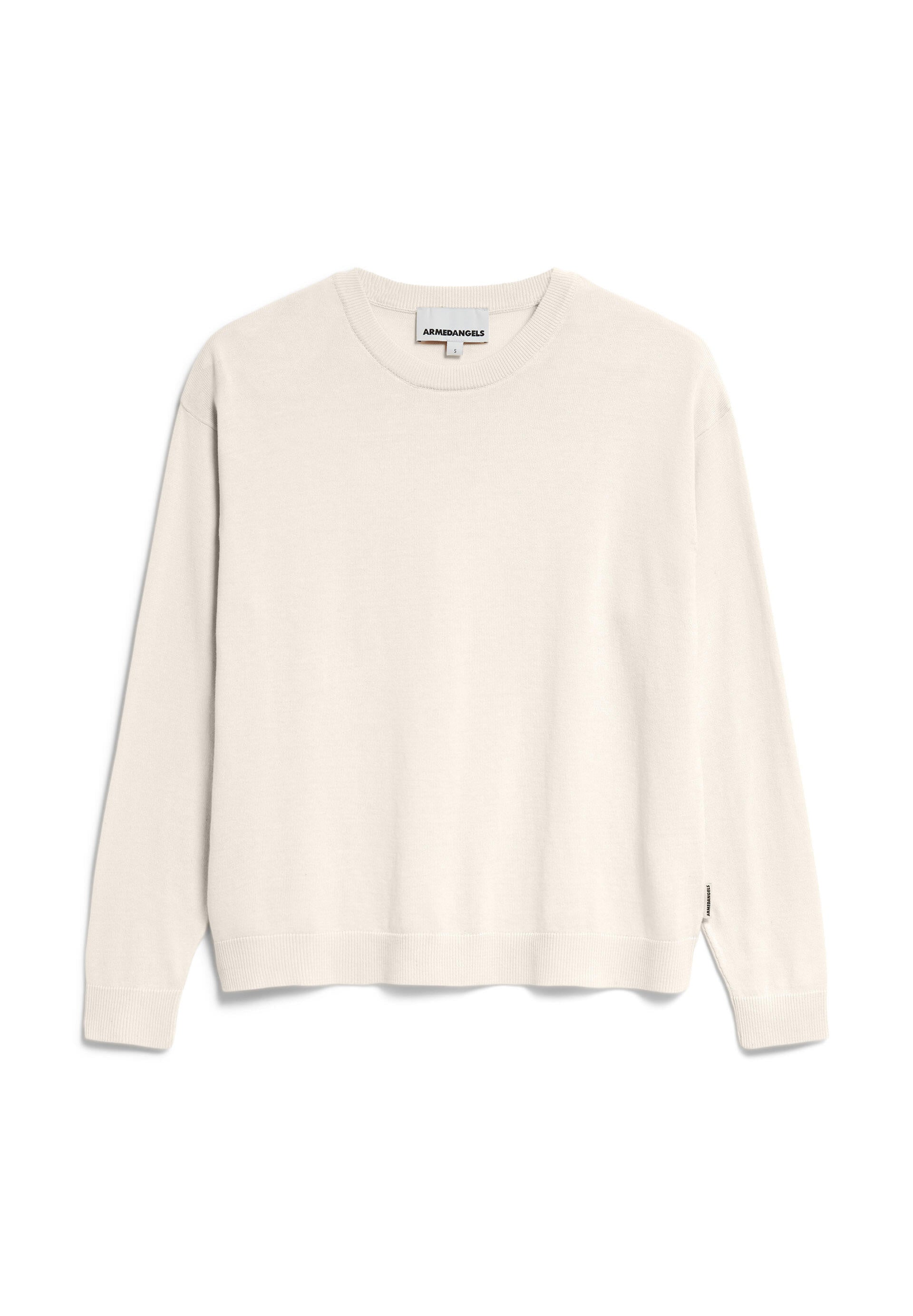 Strickpullover aus Bio-Baumwollmix - 1677-undyed - Creme