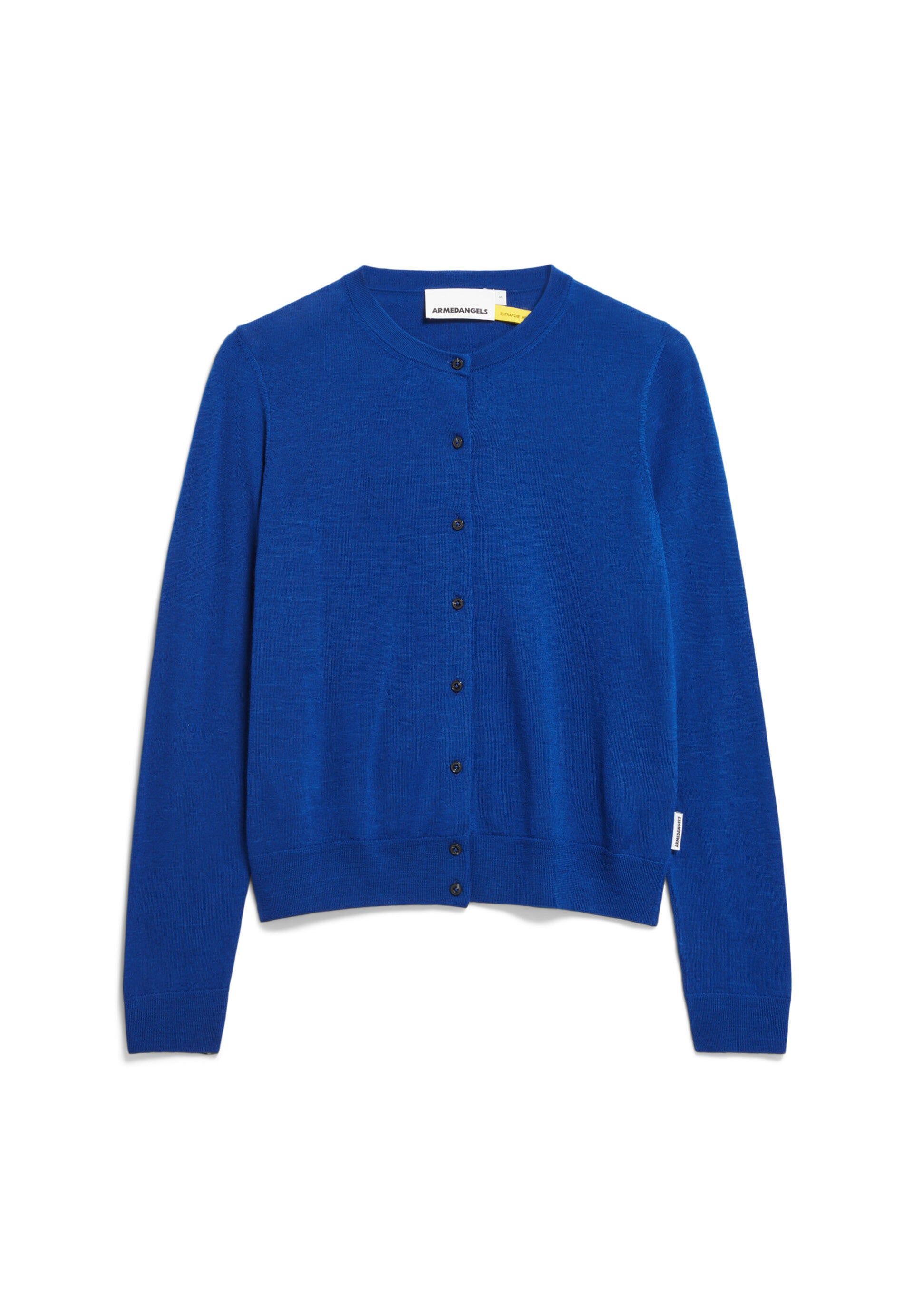 Strickcardigan OPHALIAA aus Bio-Wolle - 236-lapis blue - Blau