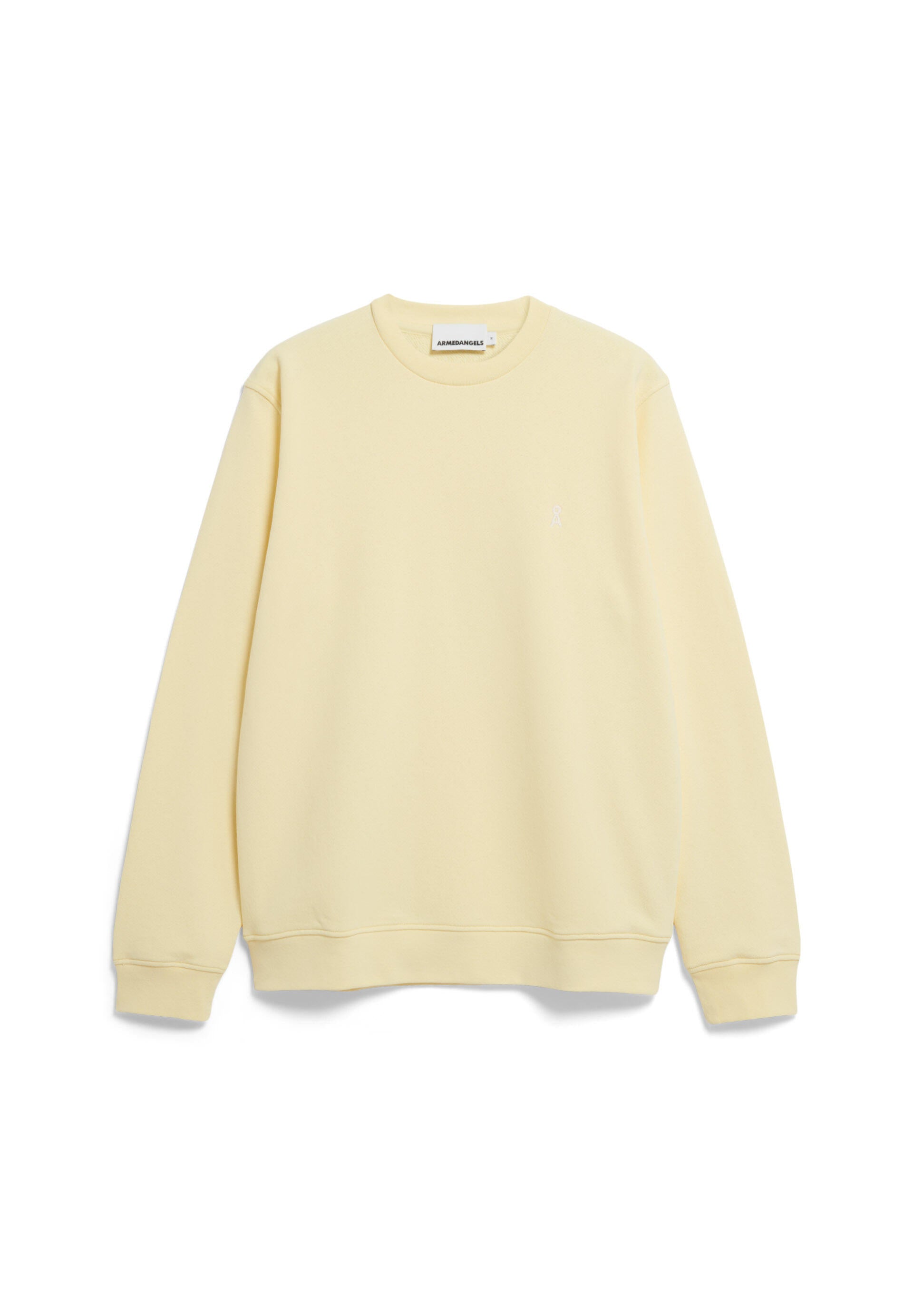 Sweatshirt Regular Fit aus Baumwolle - 3057-early yellow - Gelb