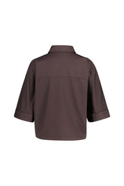 Bluse FREPPY Loose Fit - 20024-midnight brown - Braun