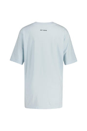 T-Shirt aus Baumwolle - 310-CLOUDY BLUE - Blau